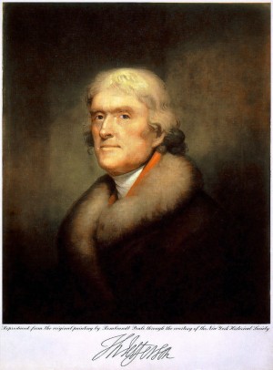 Thomas Jefferson by Rembrandt Peale, 1805